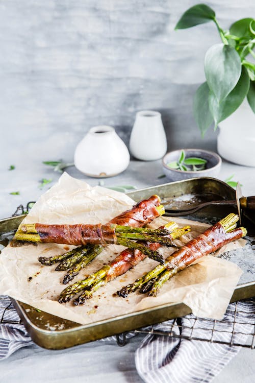 Bacon wrapped asparagus