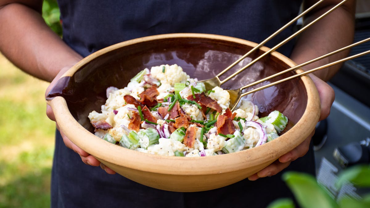 Keto cauliflower ‘potato’ salad
