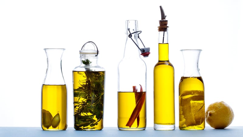 Flavored Olive Oil with Fresh Lemon and Herbs