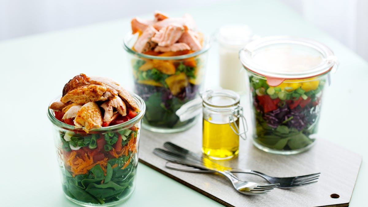 Salad in a jar
