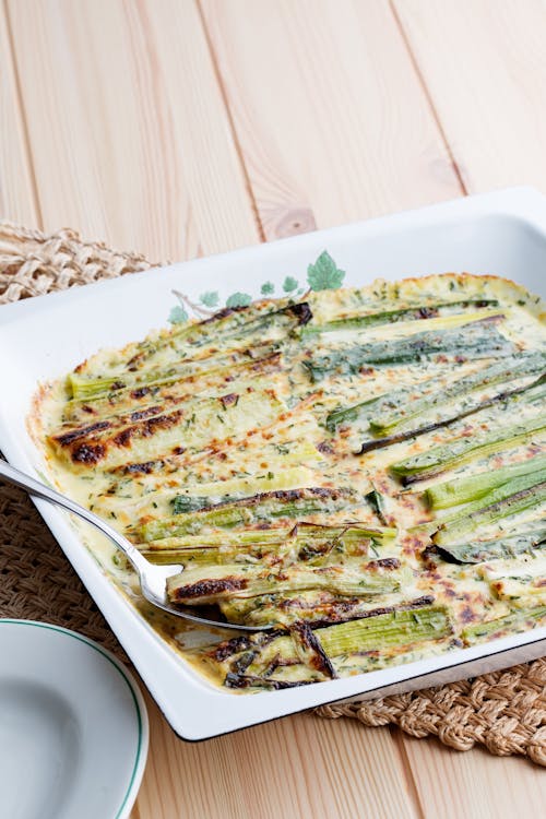 Creamy leeks