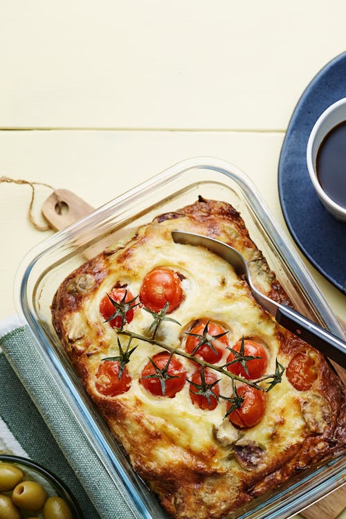 Vegetarian keto breakfast casserole