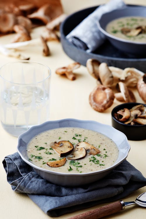 Wild mushroom soup