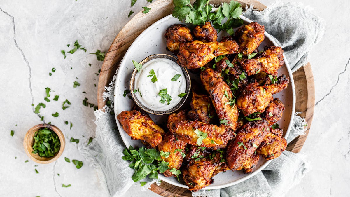Keto butter chicken wings