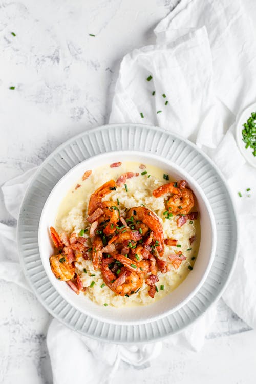 Keto shrimp and grits