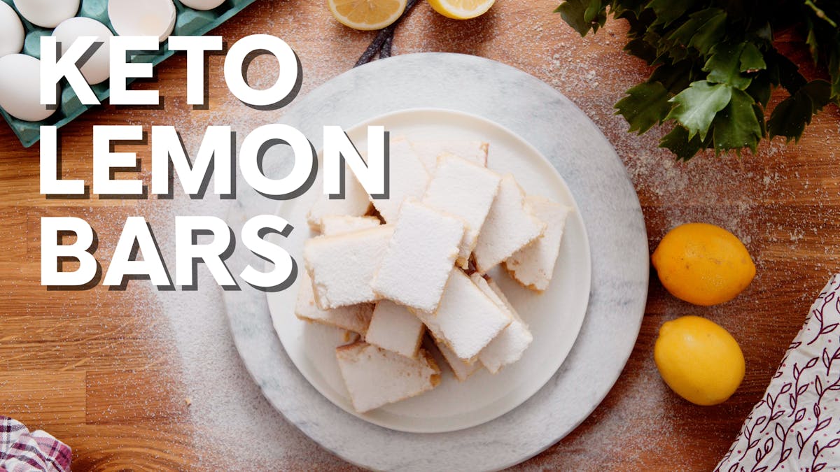 Keto lemon bars