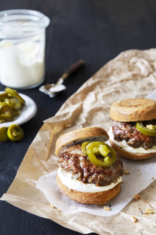 Hot keto jalapeño sliders