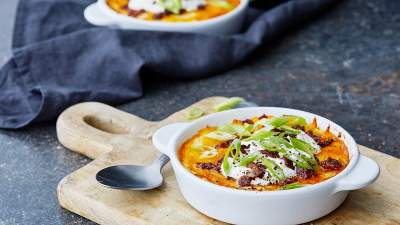 Loaded cauli mash