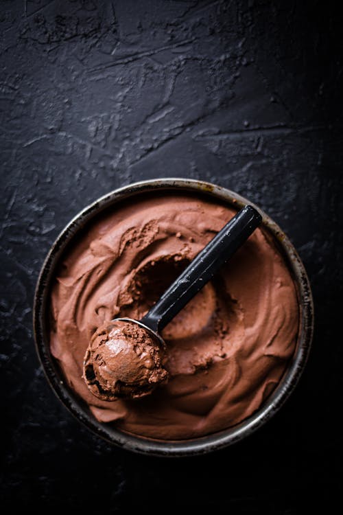 Dairy- and egg-free low carb chocolate ice cream