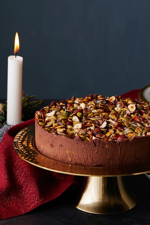 Keto no-bake chocolate cake