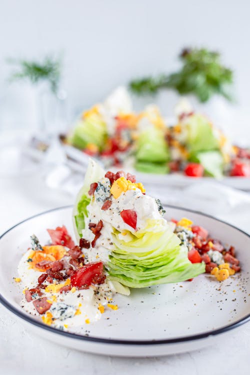 Keto wedge salad