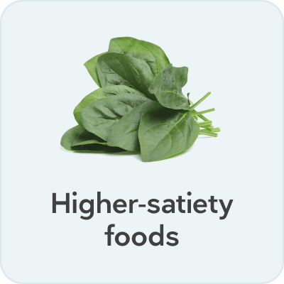 Higher satiety recipes