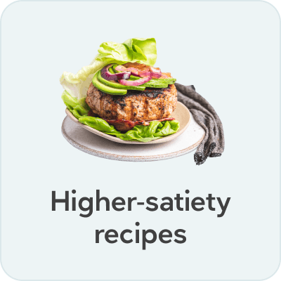 Higher satiety recipes